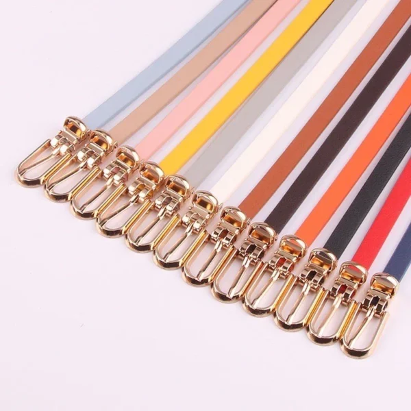 Korean Fashion Woman Leather Casual Waistband Belt