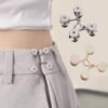 Women Summer Tight Waist Adjusting Skirt Pin Fixed Clothes