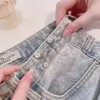 Waist buttons Detachable Adjustable Skirt Jeans Waist Anti slip Brooch Pin Kerongsang