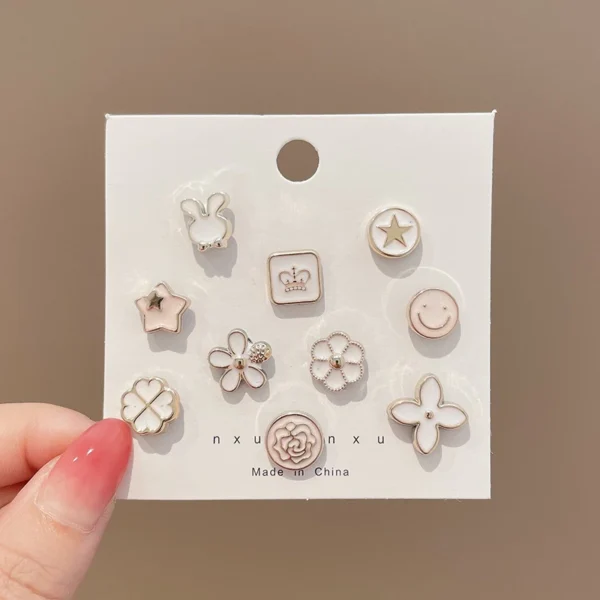 Brooch Fixed Clothes Pin Korean Waist Buckle Fashion Badge Pin Tudung Kerongsang
