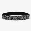 Women Bling Rhinestone Encrusted full Diamond elastic waistband Versatile Evening Dress Crystal Belt